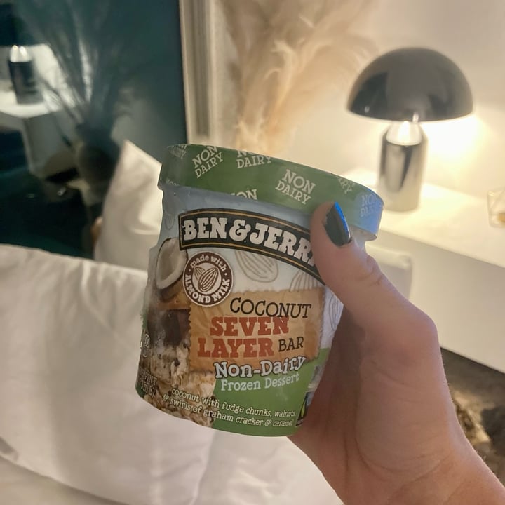 photo of Ben & Jerry's Coconut Seven Layer Bar Non-Dairy Frozen Dessert shared by @asiayportia on  26 Jan 2022 - review