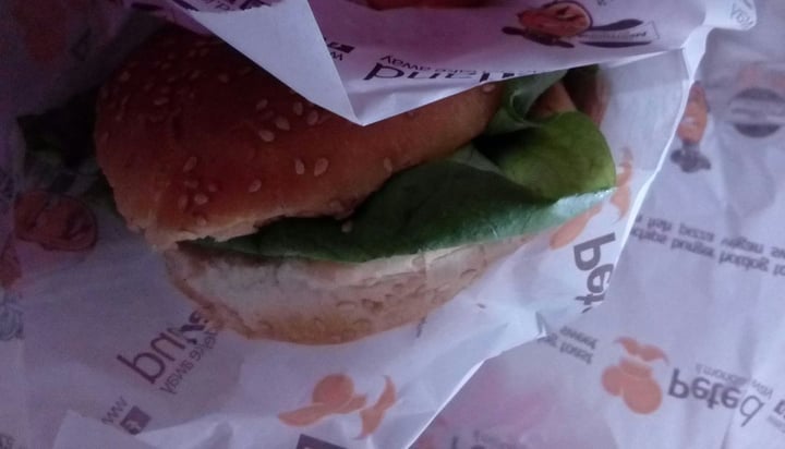 photo of Peterland Vegan burger shared by @cathvegan on  19 Feb 2020 - review