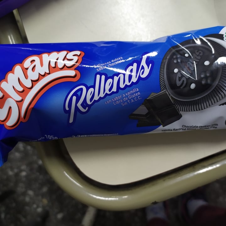 photo of smams Galletitas Dulces Sabor Chocolate Rellenas shared by @marinquieto on  07 Sep 2022 - review