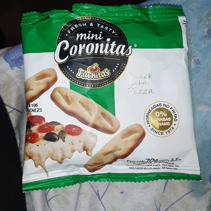 photo of Fachitas Mini Coronitas Sabor Pizza shared by @ortegajime on  11 Aug 2022 - review