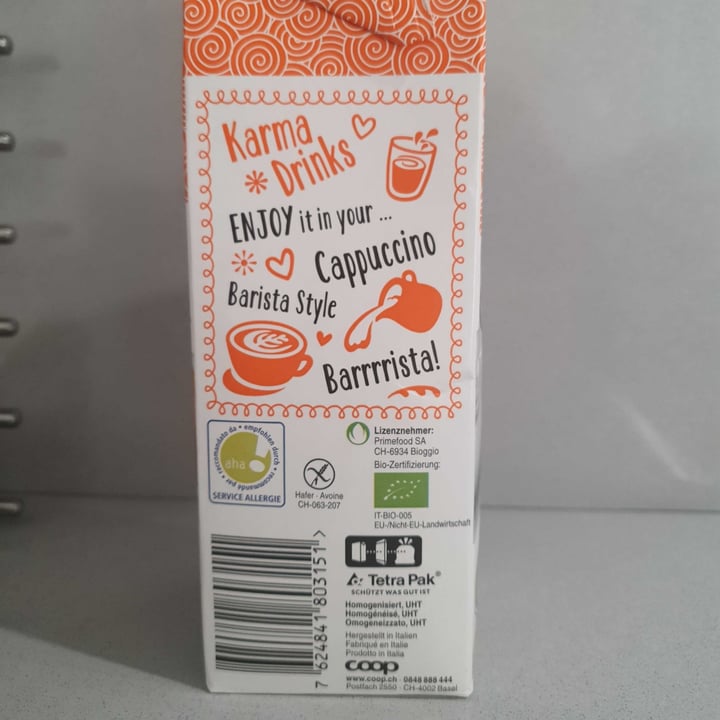photo of Coop Bio Oat Drink No Sugar shared by @saiveg on  25 Jan 2022 - review