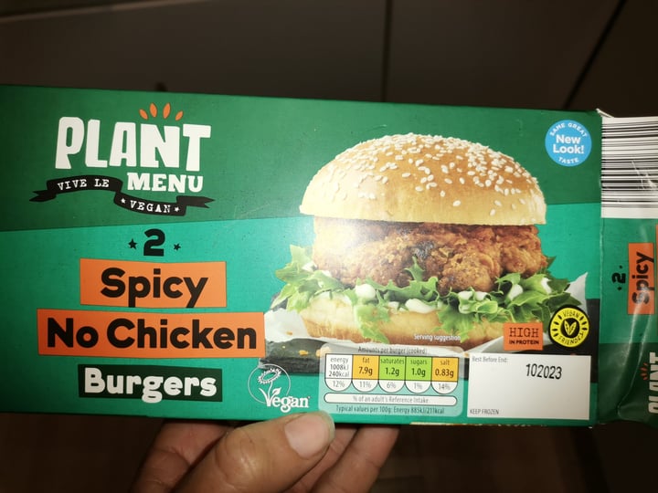review photo of Plant Menu 2 spicy no chicken burgers shared by @banskostreetdogs on 21 Mar 2022 - review