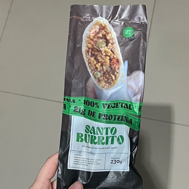 photo of Santo burrito Santo Burrito shared by @lusantin on  21 Aug 2022 - review
