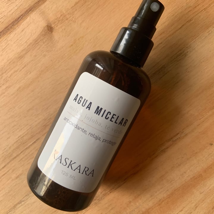 photo of Kaskara Agua micelar shared by @restovegan on  21 Apr 2021 - review