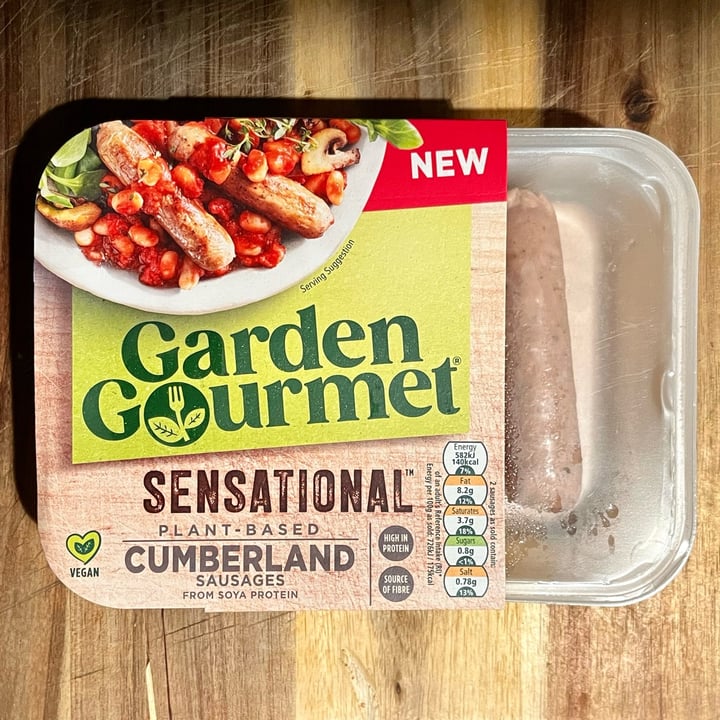 photo of Garden Gourmet Cumberland Sausages shared by @mtp on  23 Dec 2022 - review