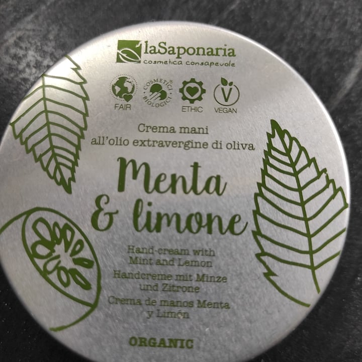review photo of La Saponaria Crema mani Menta e Limone shared by @rosellapass on 26 Jun 2022 - review