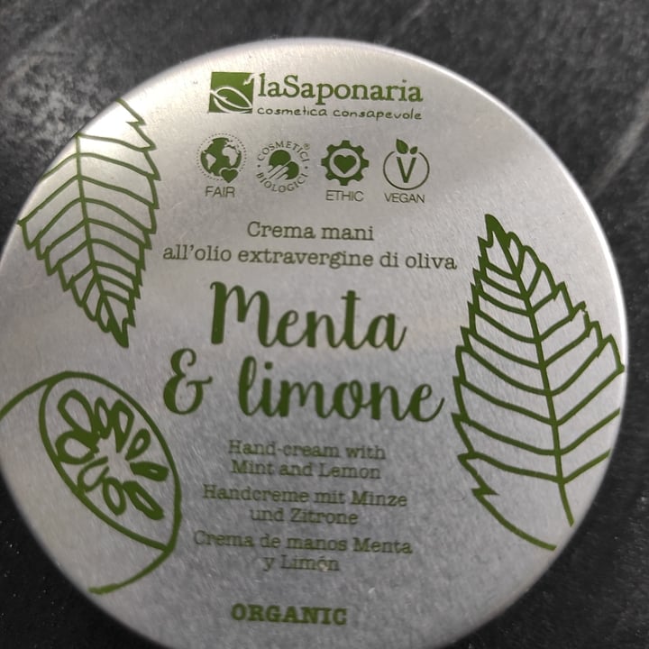 photo of La Saponaria Crema mani Menta e Limone shared by @rosellapass on  26 Jun 2022 - review