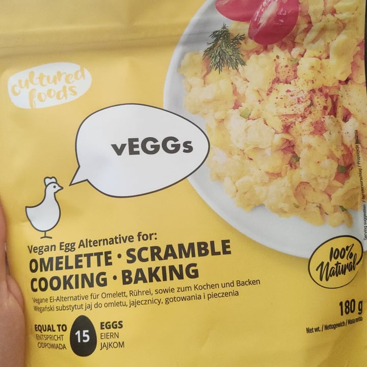 photo of Cultured Foods Vegan Egg Alternative For Omelette, Scramble, Cooking, Baking shared by @elvira92 on  20 Jul 2022 - review