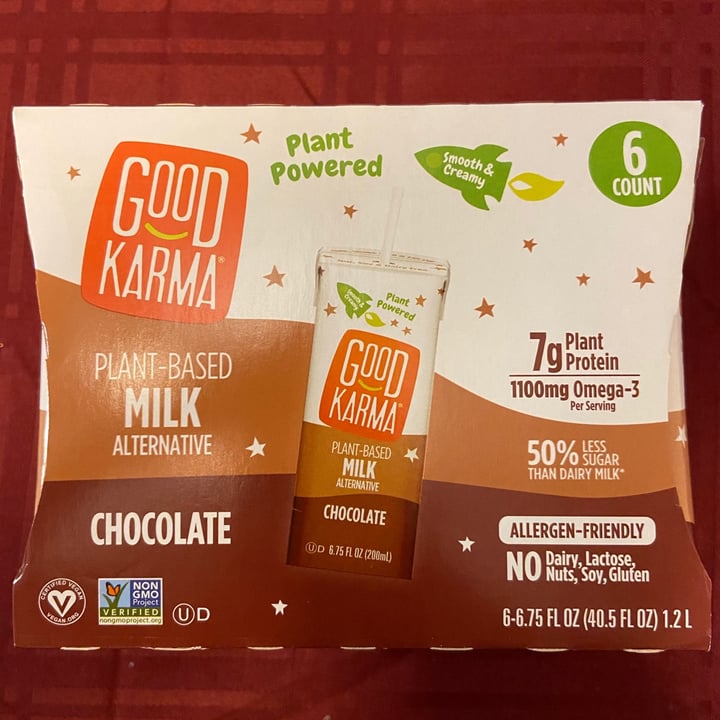photo of Good Karma Flax Milk shared by @vegansattva on  28 Jan 2021 - review