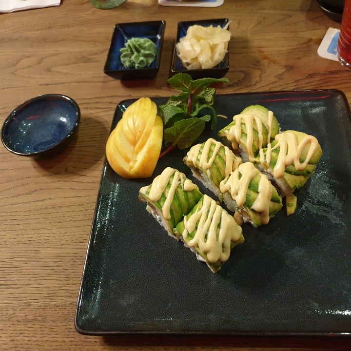 photo of Non Fusion - Vegan & Sushi Golden Salmon Roll shared by @timmibeu on  25 Jan 2022 - review