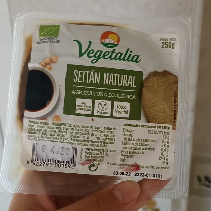 photo of Vegetalia Seitán Natural shared by @leiremarcs on  15 Dec 2022 - review