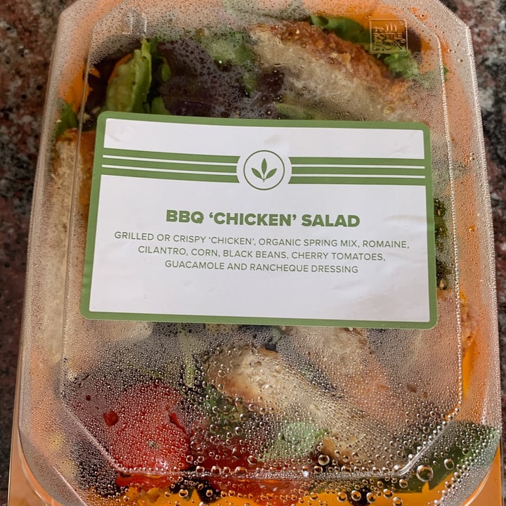 photo of Plant Power Fast Food BBQ chicken salad shared by @michellebaena on  21 Aug 2020 - review