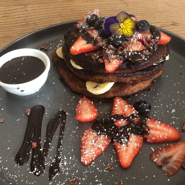 review photo of Blended Health Cafe & Catering Vegan Flapjacks shared by @tsbarker on 08 May 2022 - review