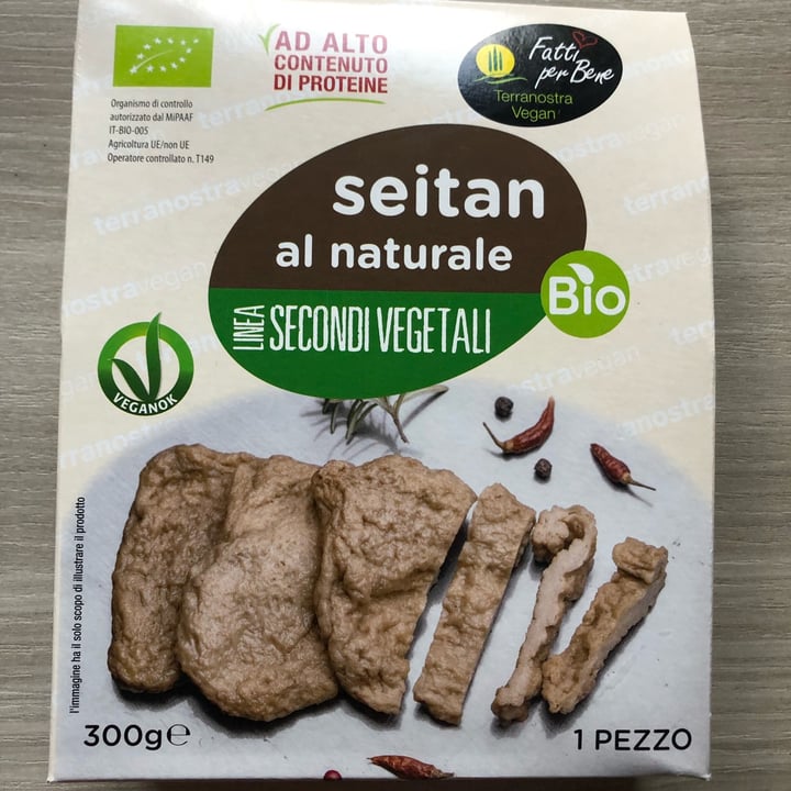 photo of Fatti per bene terranostra vegan Seitan al naturale shared by @polliceverde on  05 Jun 2022 - review