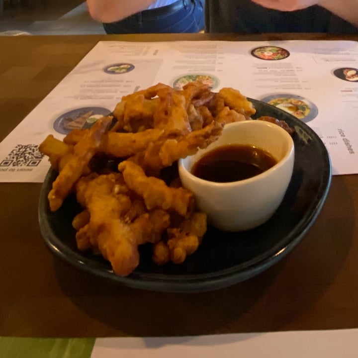 photo of wagamama cambridge Vegan Chilli ‘Squid’ shared by @voyagingherbivore on  06 Jan 2022 - review