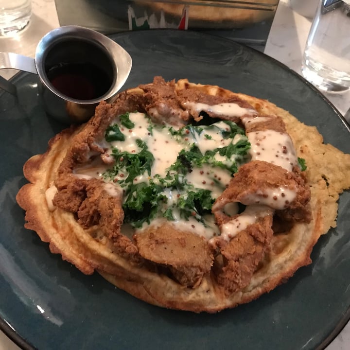 photo of Urban Vegan Kitchen Chicken-un & waffles shared by @faulkiners on  05 Nov 2020 - review