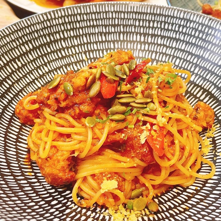 photo of Green Common Singapore Omni Crabless Pasta shared by @veggiexplorer on  09 Jun 2022 - review