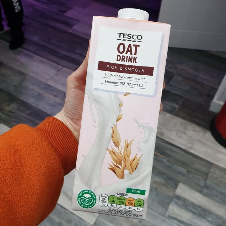 photo of Tesco oat drink shared by @lydiahawkins on  16 Mar 2021 - review