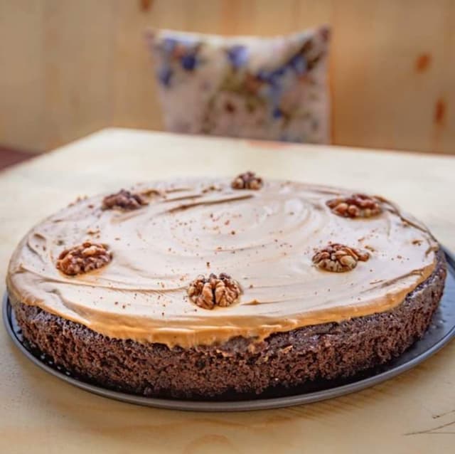 Photo of the dish “Mocha walnut cake”