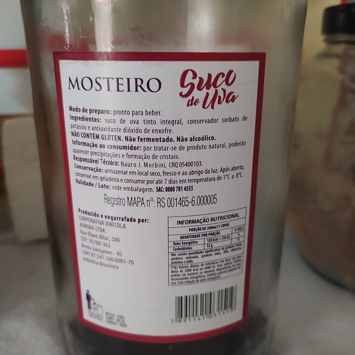 review photo of Mosteiro Suco de Uva Integral shared by @camsoube on 09 May 2022 - review