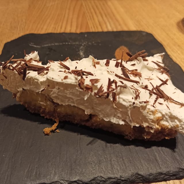 Foto do prato “Banana pie”