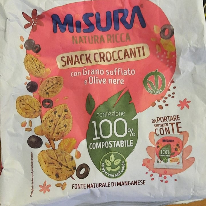 photo of Misura Snack di grano soffiato e olive nere shared by @angygirl on  13 Apr 2022 - review