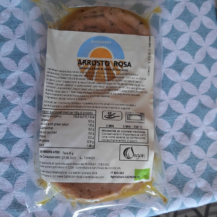 photo of bioenergy Arrosto rosa shared by @peregrina on  09 May 2021 - review