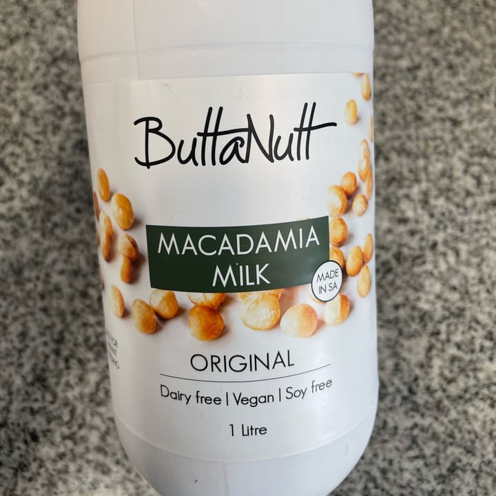 photo of ButtaNutt Macadamia Milk Original shared by @thehumblechickpea on  27 Nov 2022 - review