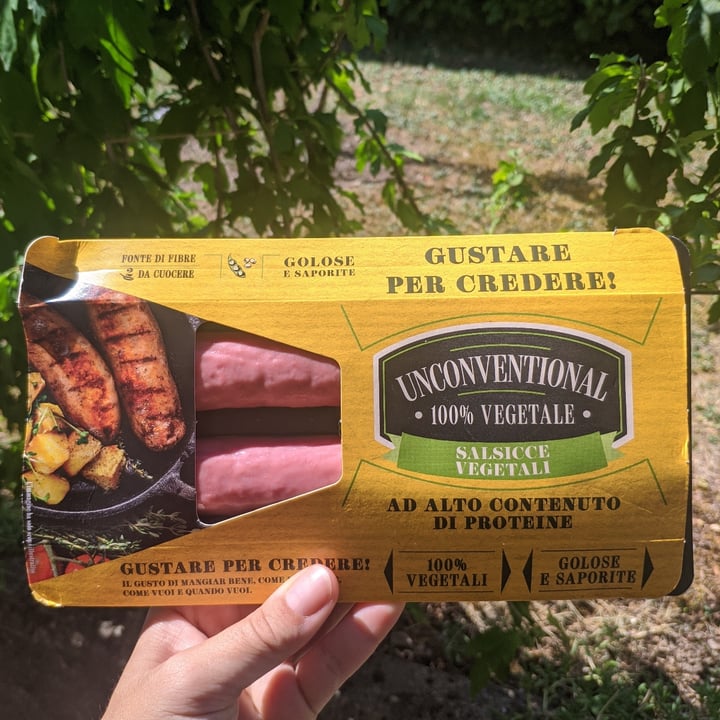 photo of Unconventional Salsicce Vegetali - Sausages shared by @giulipic on  15 Aug 2022 - review