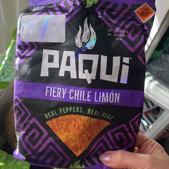photo of Paqui Chips Fiery Chile Limón shared by @vivalaviolet on  18 Oct 2021 - review