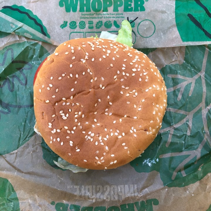 photo of Burger King Impossible whopper shared by @wandamac09 on  18 Jun 2021 - review