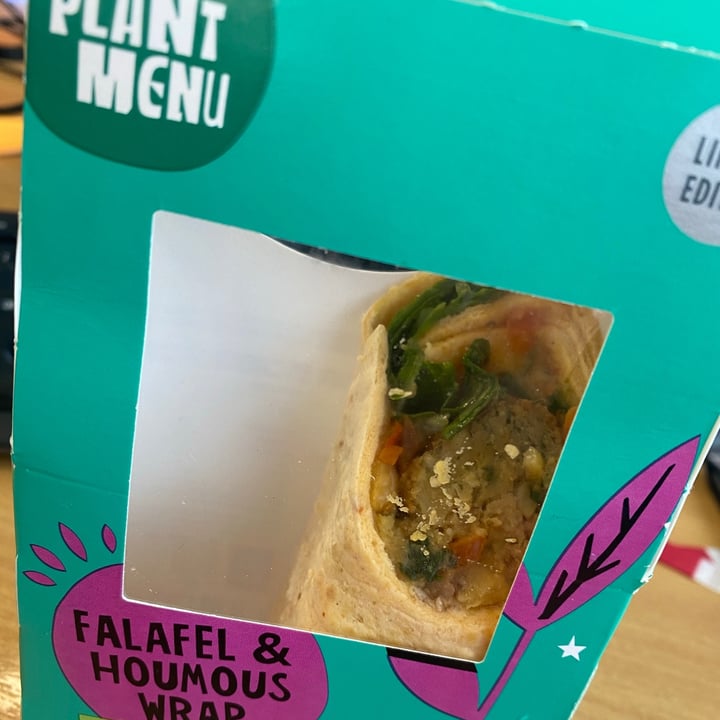 review photo of Plant Menu Falafel & Houmous Wrap shared by @ashm87 on 04 Feb 2021 - review