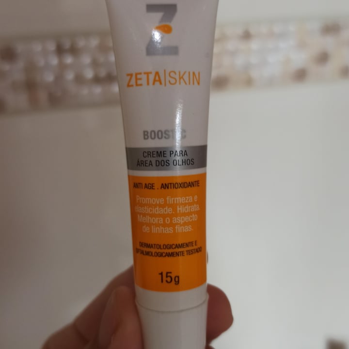 photo of Zeta skin Creme para área dos olhos shared by @palomasantos on  29 Jan 2022 - review