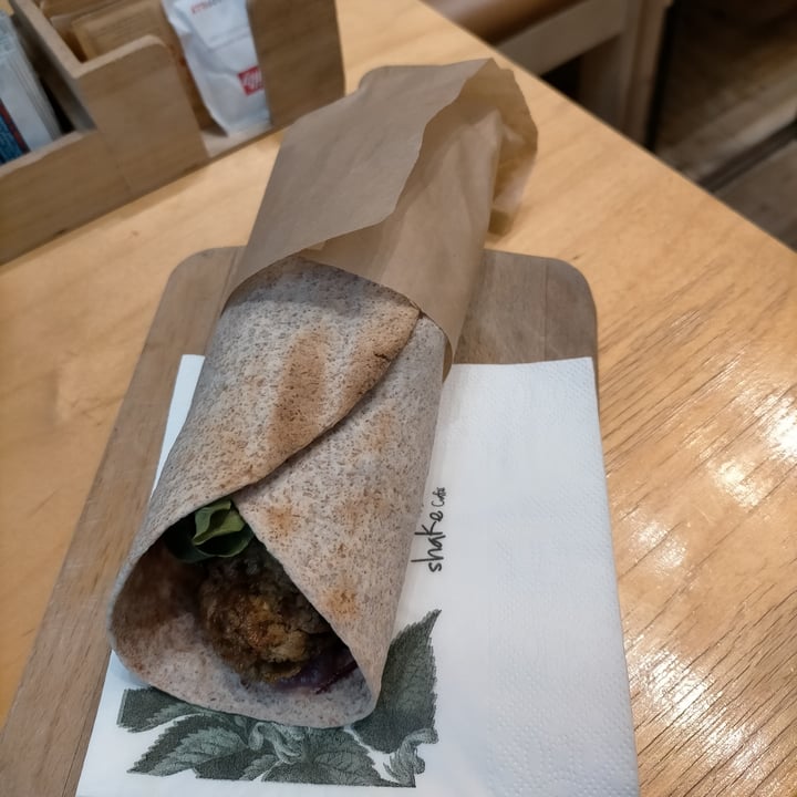 photo of Shake Café Falafel wrap shared by @misguidedgrace on  11 Feb 2022 - review