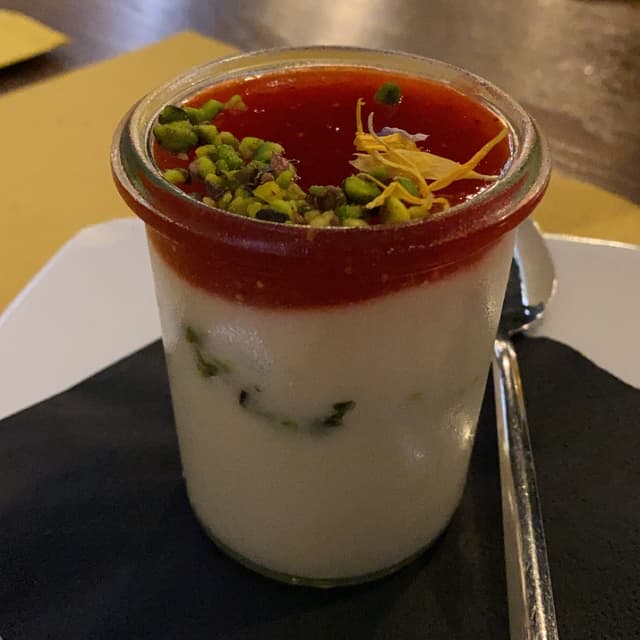 Foto del plato “Budino 100% Vegan”