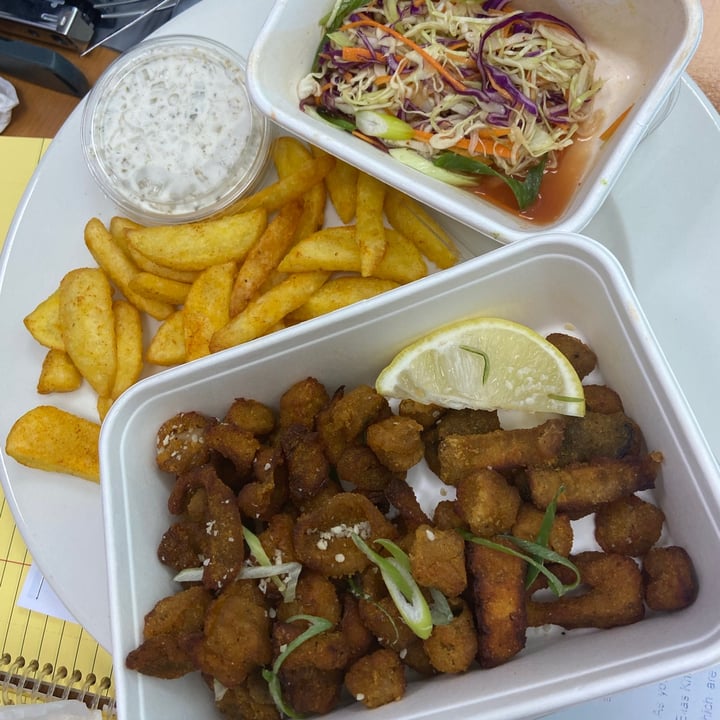 photo of Bamboo Plant Power - Plant Based Vegan Restaurant Calamari & Slaw shared by @leighclare29 on  25 Apr 2021 - review