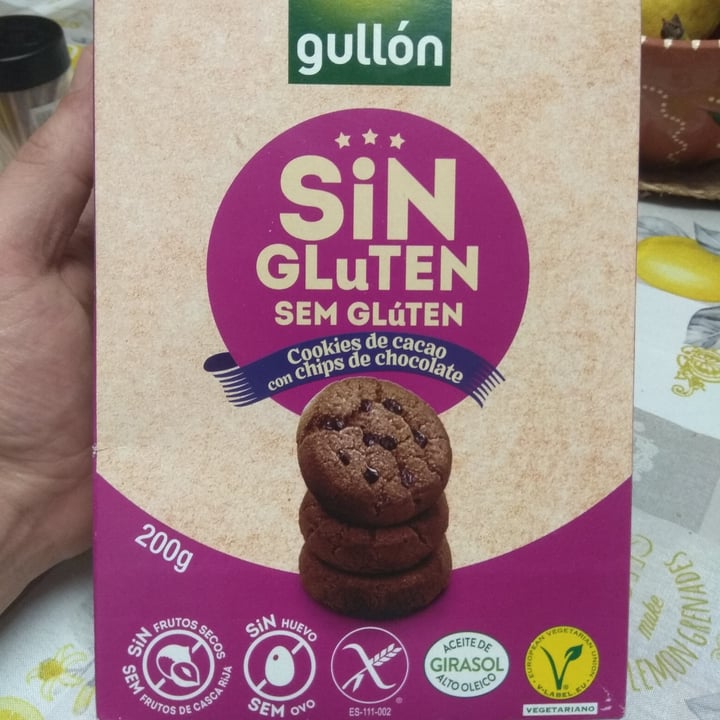 photo of Gullón Sin gluten Cookies de cacao con chips de chocolate shared by @davidganja on  01 Sep 2022 - review