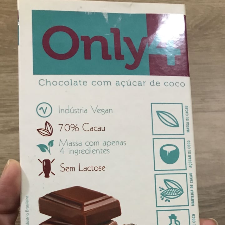 photo of Only4 Chocolate com açucar de coco shared by @suelinegresob on  18 May 2022 - review