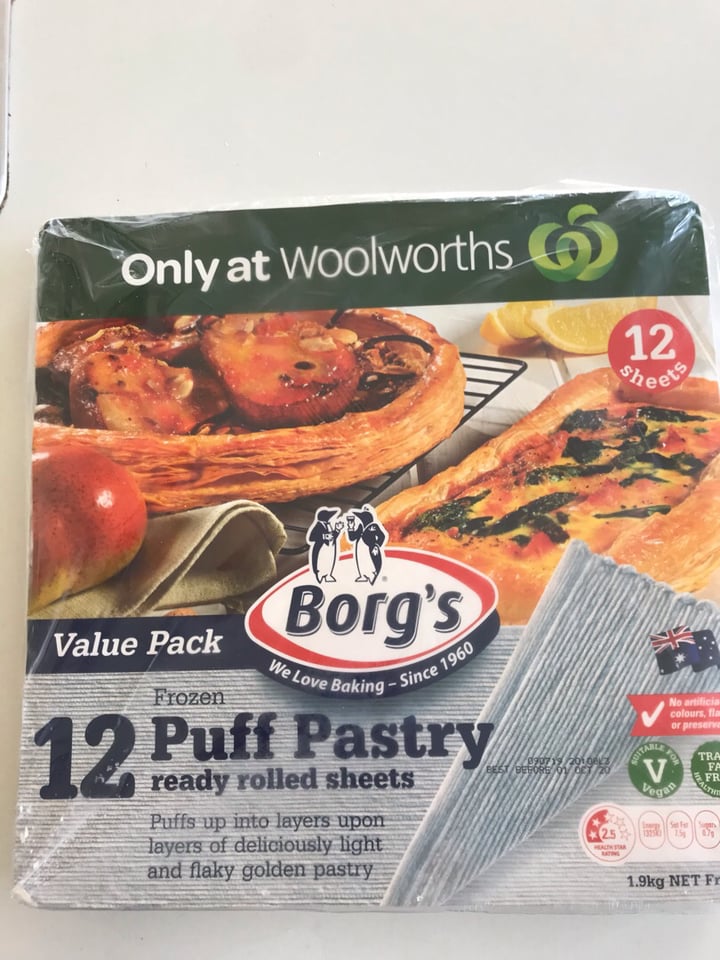 photo of Borg’s Puff Pastry shared by @lindy on  25 Aug 2019 - review