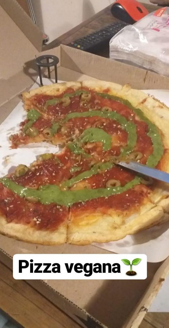 photo of Pizza Vegana San Telmo Della mamma (Pizza) shared by @reginam on  23 Nov 2019 - review