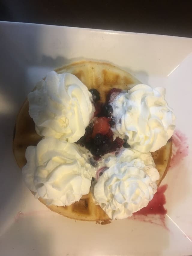 Photo of the dish “Four Berry Vegan waffle”