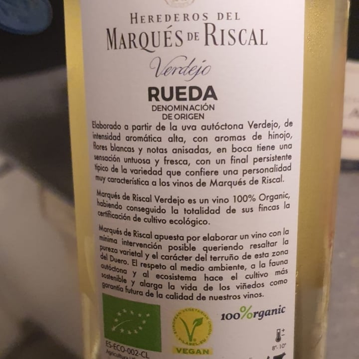 photo of marques de riscal Verdejo shared by @jessvv on  13 Jan 2021 - review