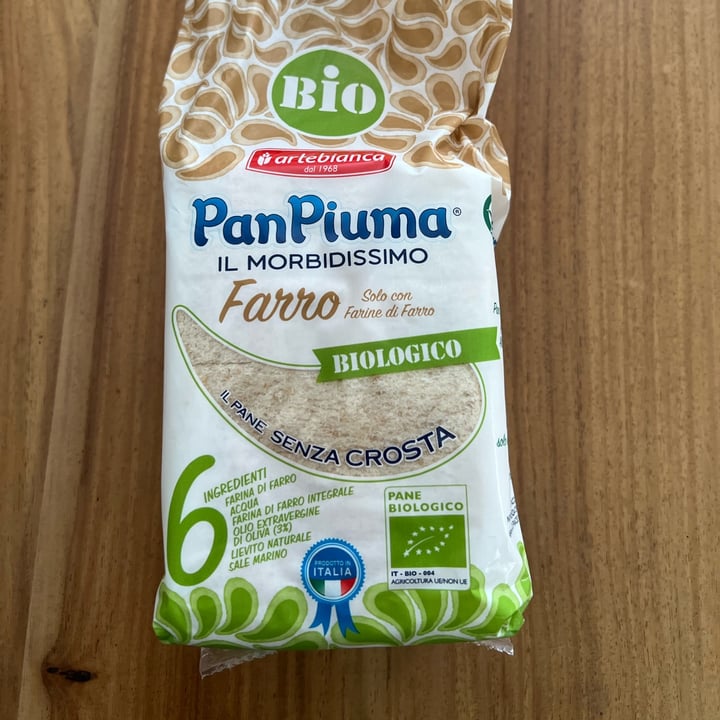 photo of Artebianca Pan Piuma Farro biologico shared by @valeriamigliorati75 on  05 Jul 2022 - review