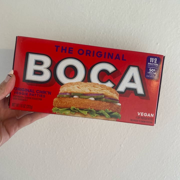photo of BOCA Original Vegan Veggie Burger shared by @hnmk on  03 May 2022 - review