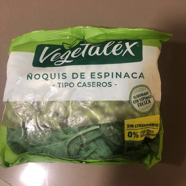 photo of Vegetalex Ñoquis de Espinaca shared by @veganizandoando on  08 Mar 2021 - review