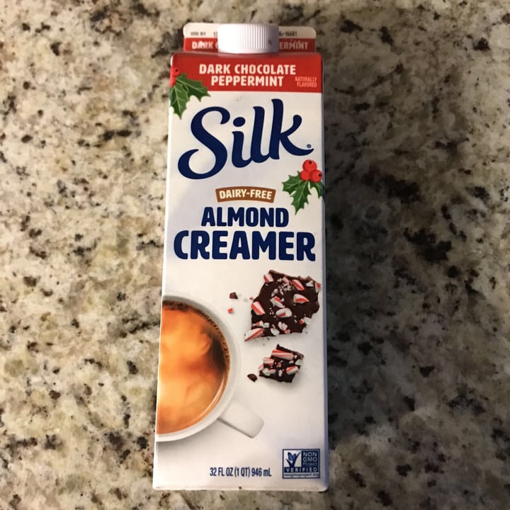 review photo of Silk Dark Chocolate Peppermint Almond Creamer shared by @asouthernvegan on 01 Jan 2021 - review