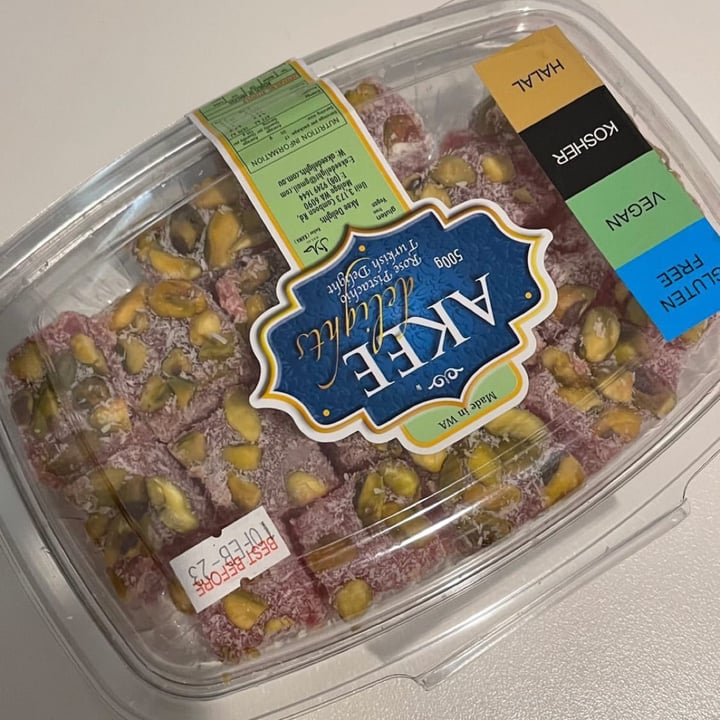 review photo of akee delights Rose Pistachio Turkish Delight shared by @archvdrin on 05 Sep 2022 - review