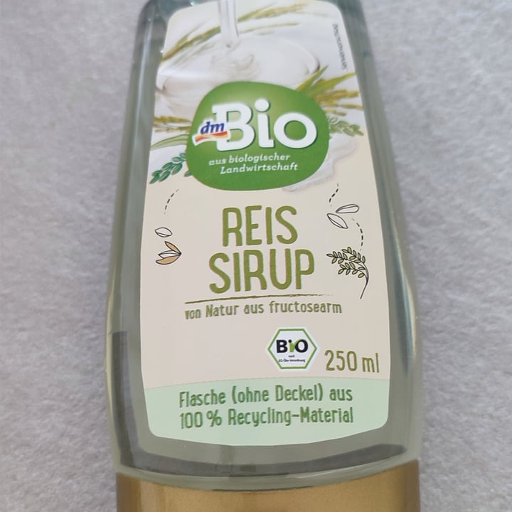 photo of dmBio Reis Sirup - Rice Syrup shared by @vegellik on  16 Jul 2022 - review