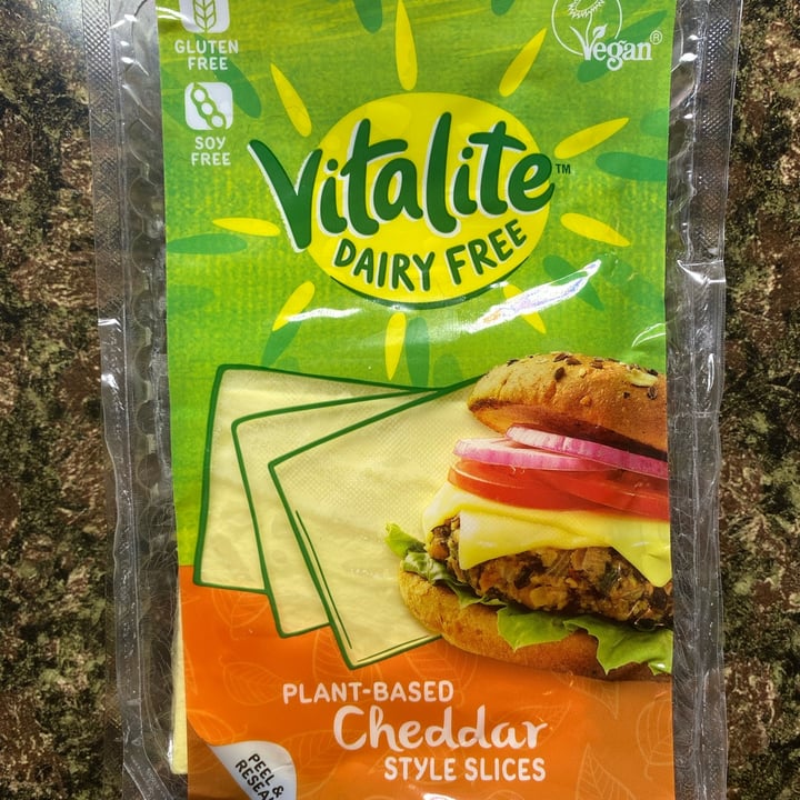 photo of Vitalite Dairy Free Cheddar Slices shared by @spookyfoodie on  15 Dec 2022 - review