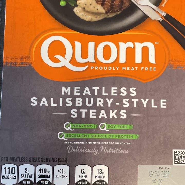 photo of Quorn salisbury - style steaks shared by @shiamoreno65 on  04 Oct 2022 - review